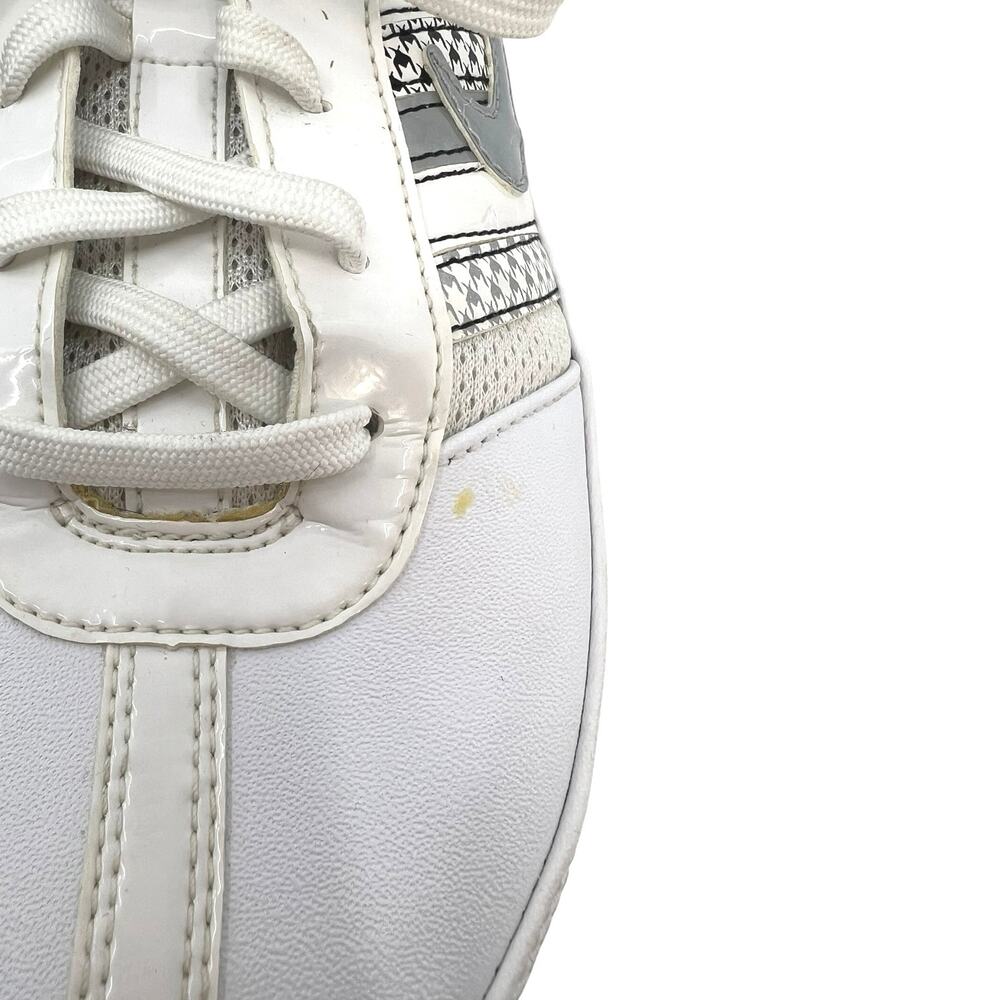 Nike Air Golf Shoes White Silver Spiked Leather Athletic - Women 8.5 - Picture 7 of 11